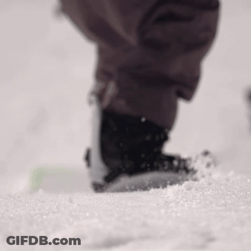 Snowboarding Trick Obstacle Course GIF