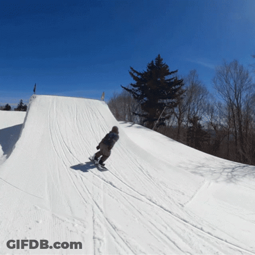 Snowboarding Trick Spin Backflip GIF