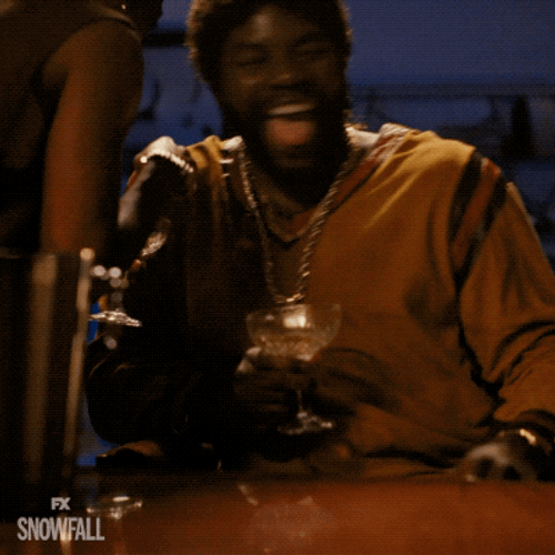 Snowfall Club Scene GIF