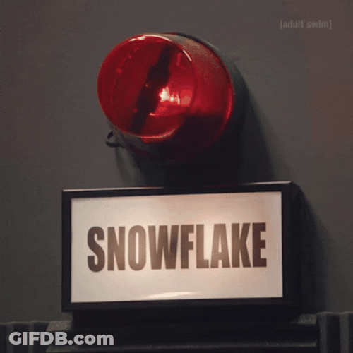 Snowflake Red Alert GIF