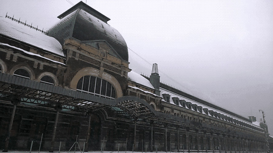 Snowing At Russian Palace GIF