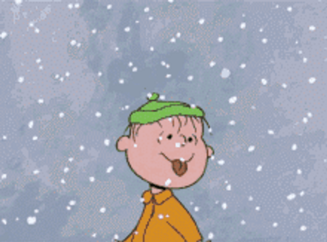 Snowing In Cartoon Series GIF