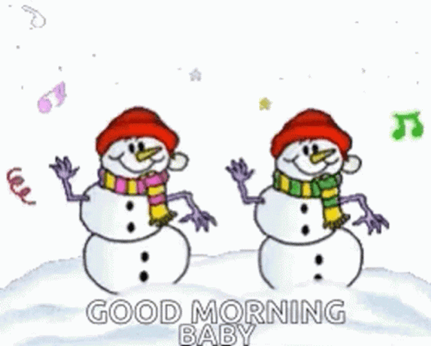 Snowman Dancing Winter Wednesday GIF