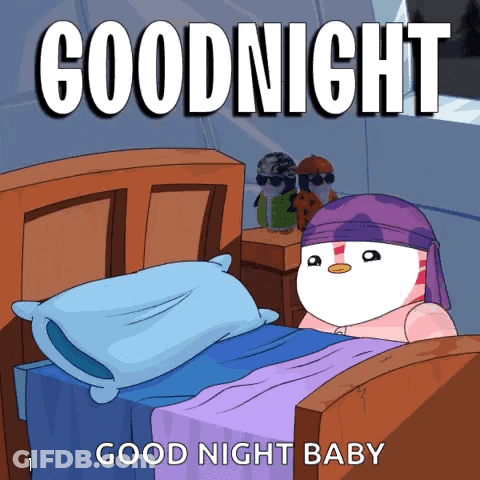 Snowman Laying In Bed Goodnight Goodnight Baby GIF