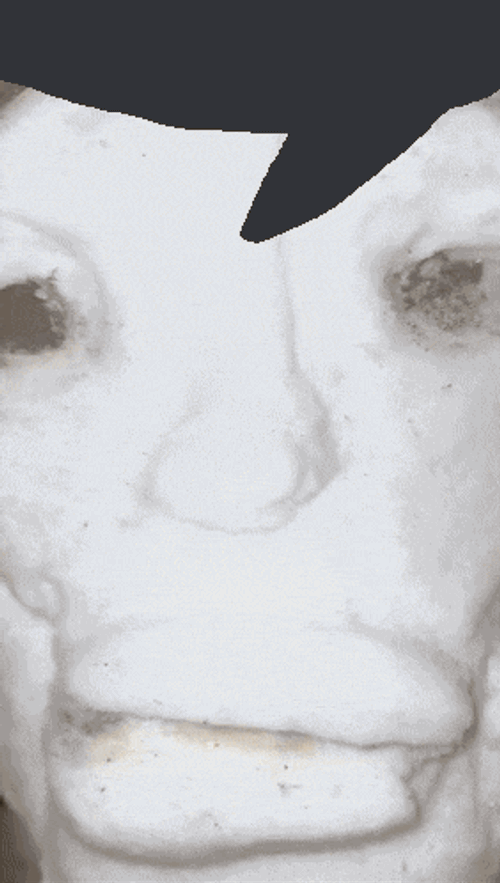 Snowman Mewing GIF