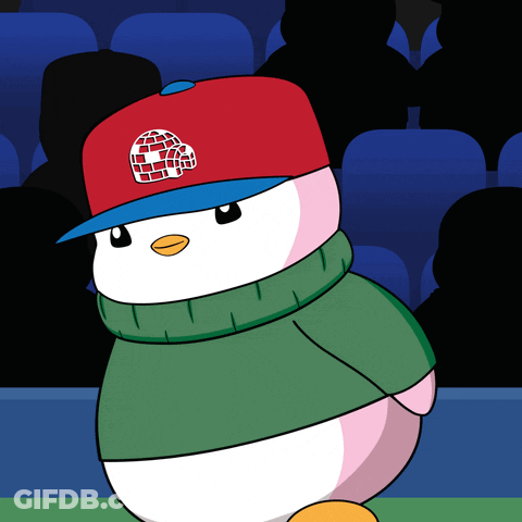 Snowman Wearing Red Hat And Green Sweater With Letter A GIF