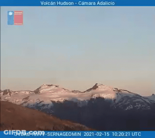 Snowy Mountain Range GIF