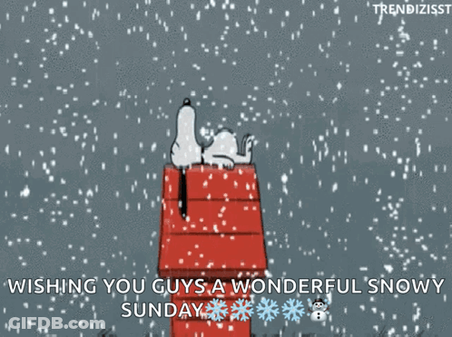 Snowy Scene Happy Saturday Sis GIF