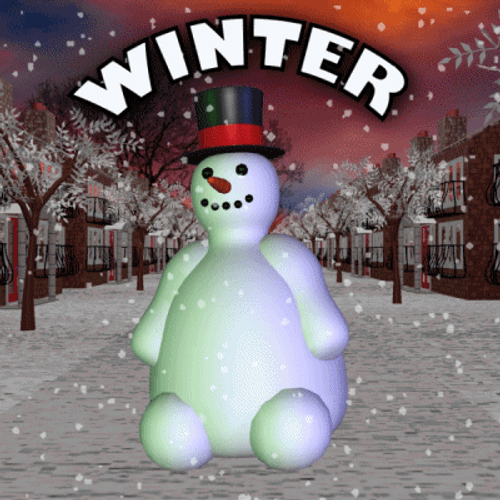 Snowy Winter Wednesday Vibes GIF