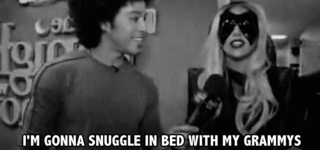Snuggle Grammys Lady Gaga GIF