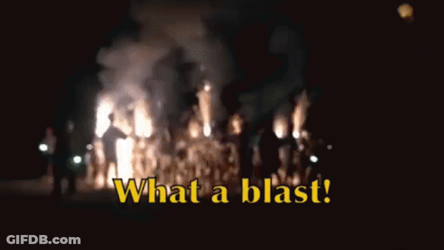 So Anyways I Started Blasting Massive Fireworks GIF