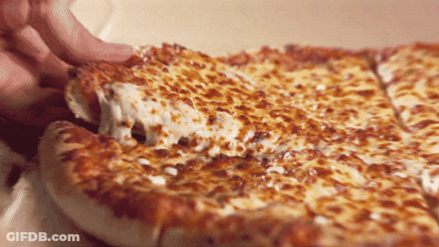 So Cheesy Yummy Pizza GIF