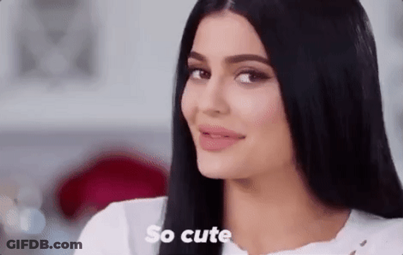 So Cute Kylie Jenner Smile Blink GIF