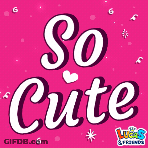 So Cute Pink Background GIF