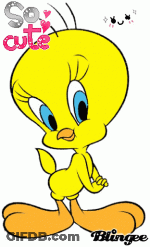 So Cute Smile Tweety Bird GIF