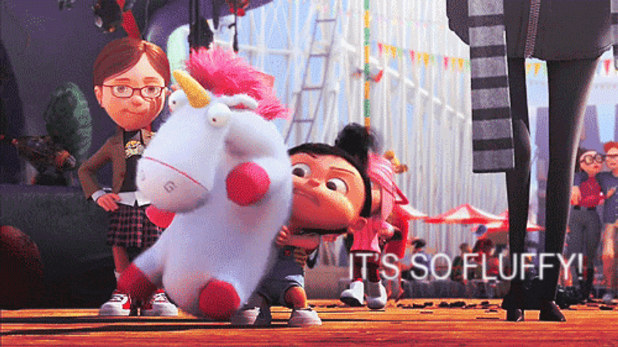 So Cute So Fluffy Agnes Unicorn GIF
