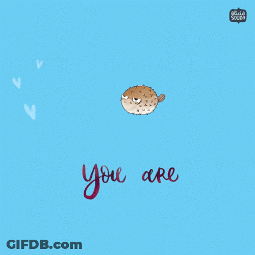 So Cute You Are Puffing Adorable GIF