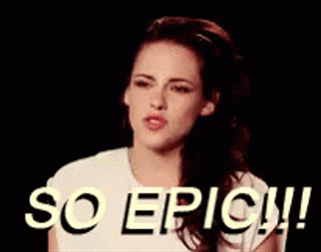 So Epic Kristen Stewart Reaction GIF