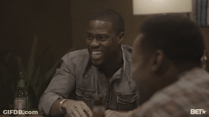 So Excited Kevin Hart Zoom In What GIF