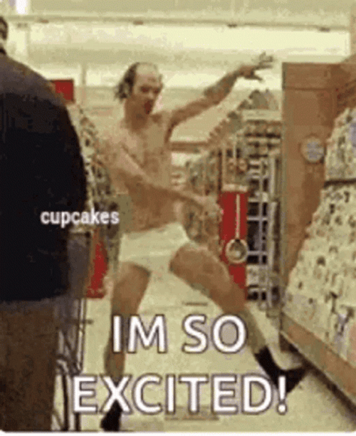 So Excited Meme Guy Dancing GIF