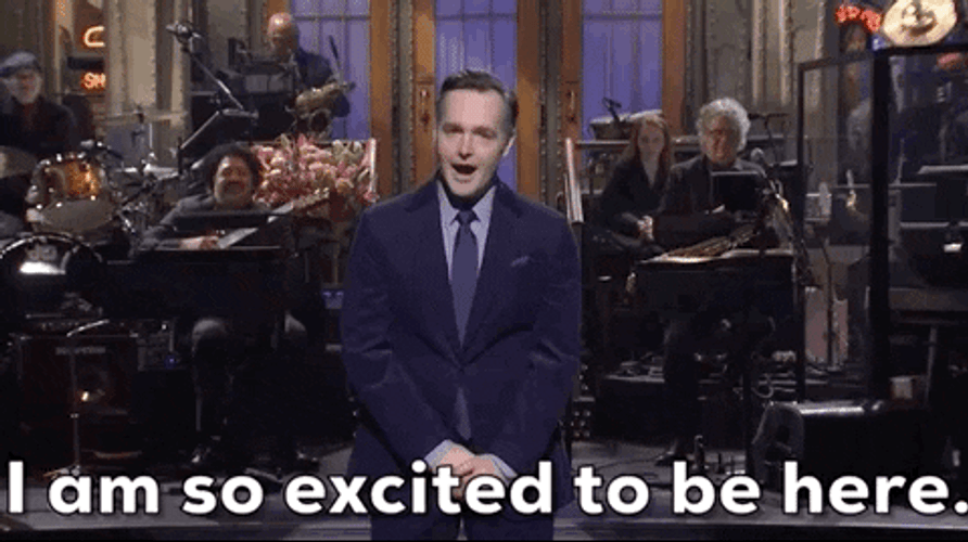 So Excited To Be Here GIF