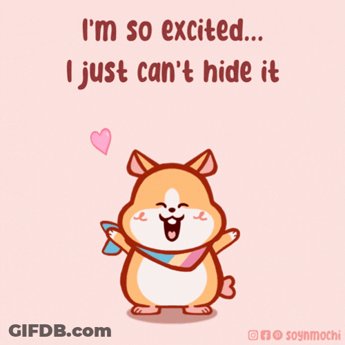 So Excites I Just Can't Hide It GIF