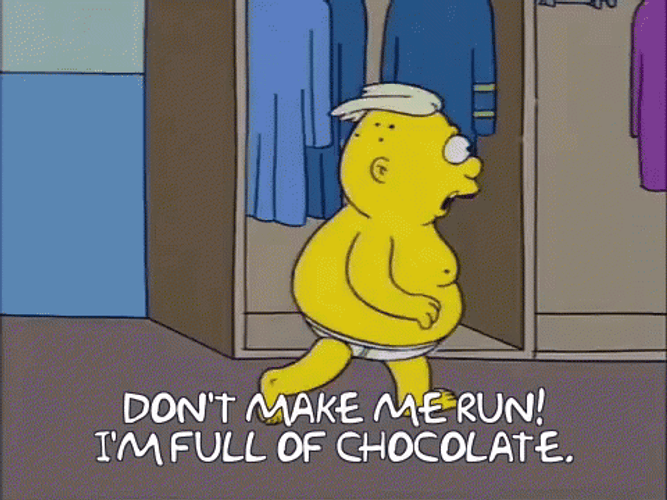 So Full Don't Make Me Run GIF