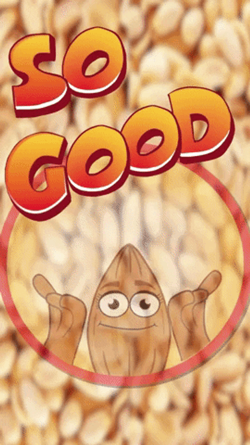 So Good Almond Butter Cartoon GIF