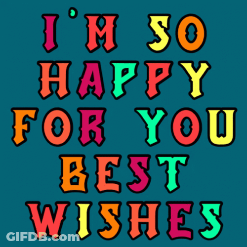 So Happy Best Wishes GIF
