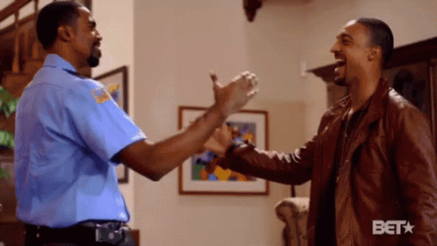 So Happy Bro Hug GIF