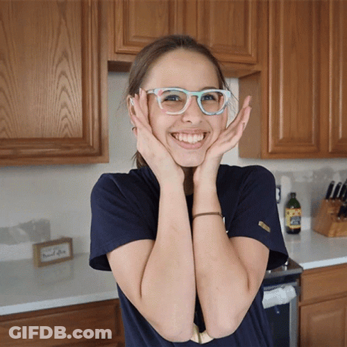 So Happy Giggling So Cute GIF