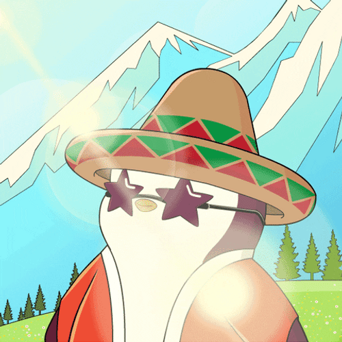 So Hot Right Now Pudgy Penguin Wiping Sweat GIF