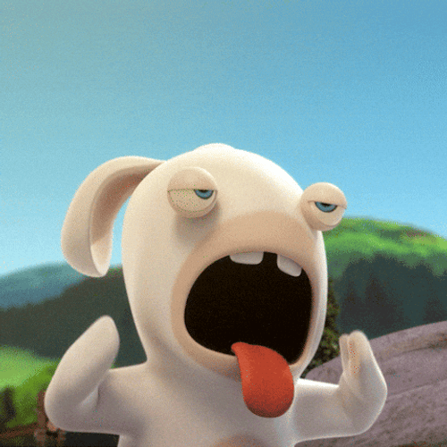 So Hot Right Now Raving Rabbids Fanning GIF