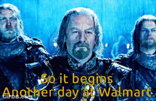 So It Begins Another Day At Walmart Man With Beard GIF