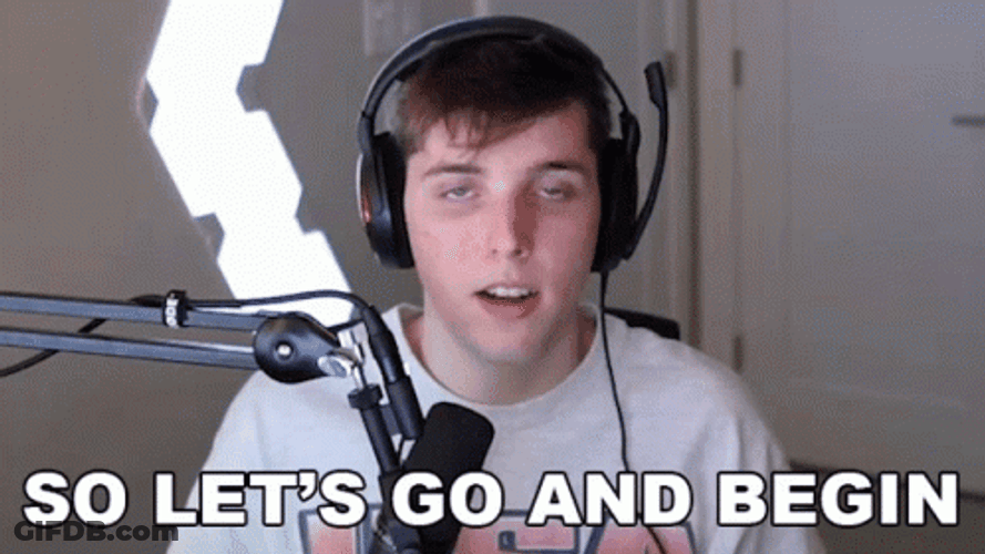 So It Begins Let's Go GIF