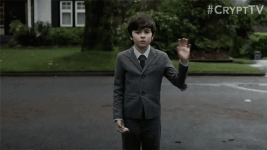 So Long Farewell Creepy Boy GIF