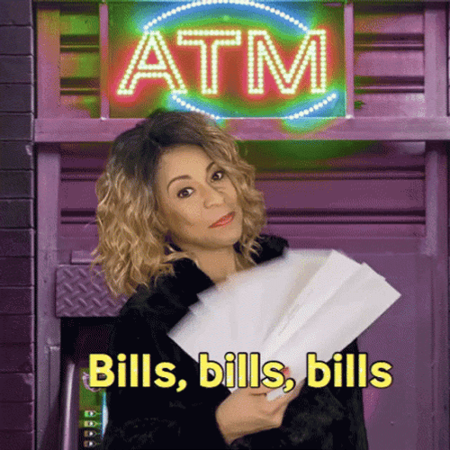 So Many Bills Coming To Girl GIF