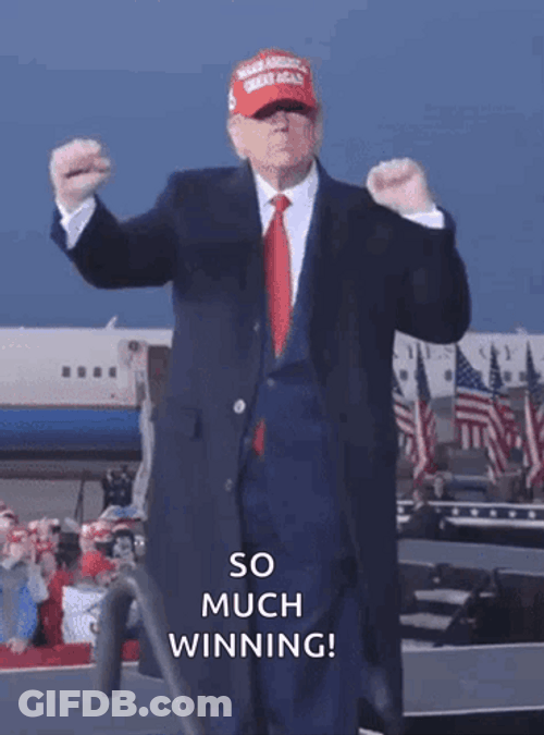 So Much Winning Trump Dance GIF