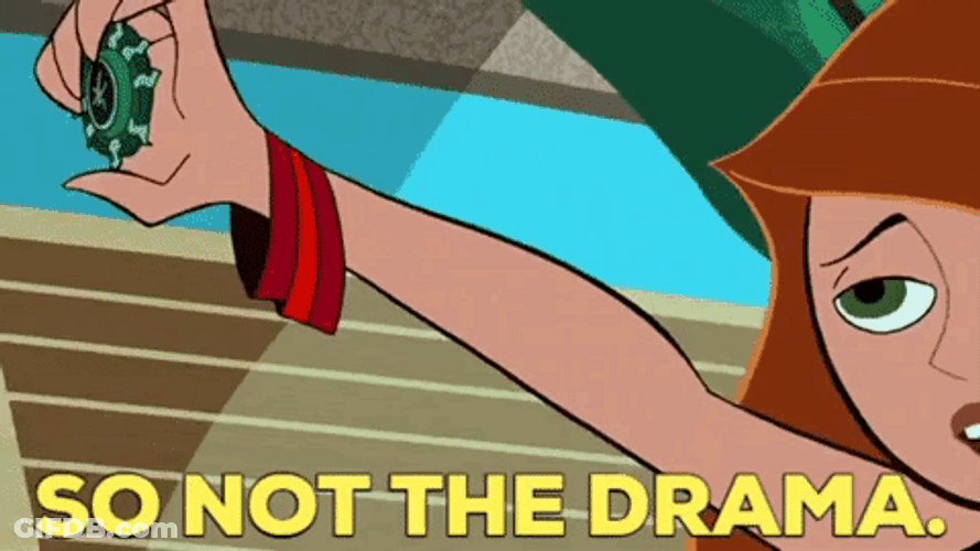 So Not The Drama Kim Possible GIF