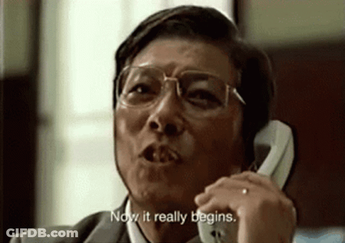 So Now It Really Begins GIF