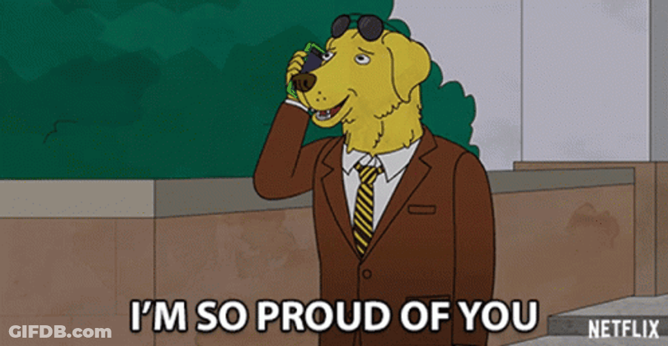So Proud Mr. Peanut Butter Bojack Horseman GIF