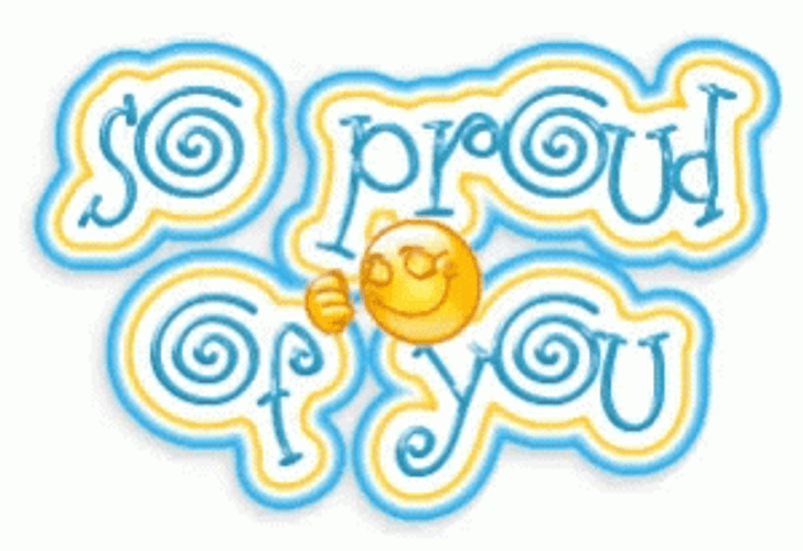 So Proud Of You Thumbs Up Emoji Animated GIF