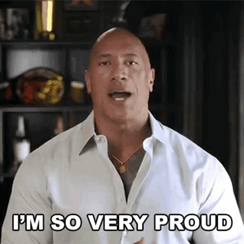 So Proud The Rock Dwayne Johnson GIF
