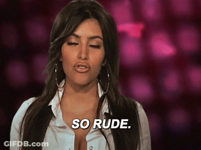 So Rude Sexy Lady GIF