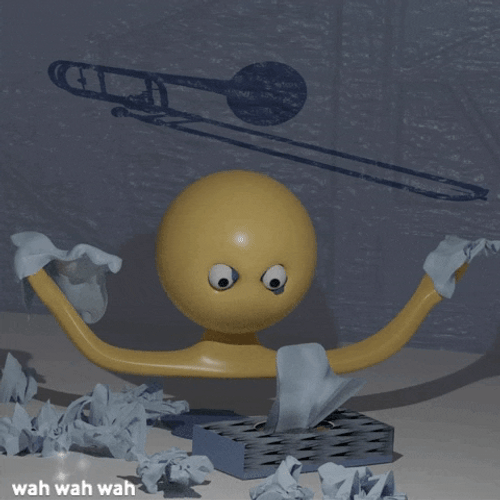 So Sad Moon Sticker GIF