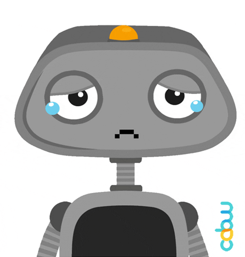 So Sad Robot GIF