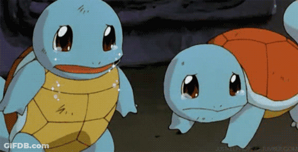 So Sad Squirtle GIF