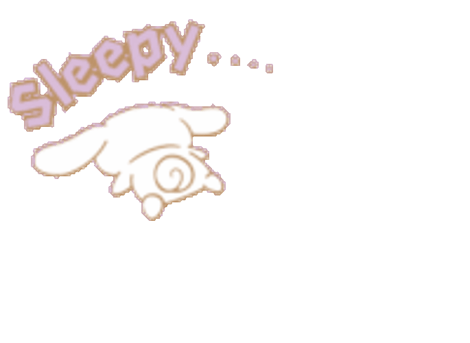 So Sleepy Sleepy Sticker GIF