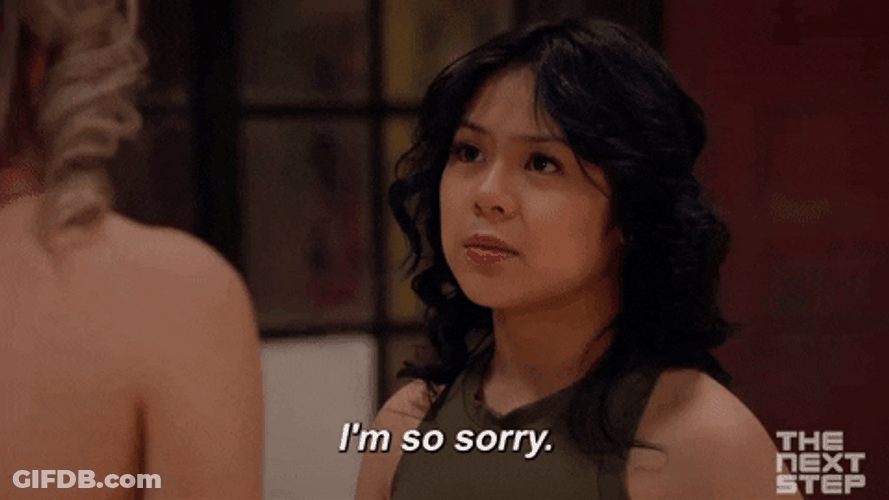 So Sorry Apologetic Asian Lady The Next Step GIF