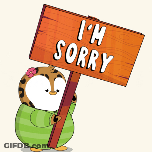 So Sorry Pudgy Penguin GIF